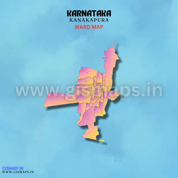 Kanakapura Ward Map (Karnataka)